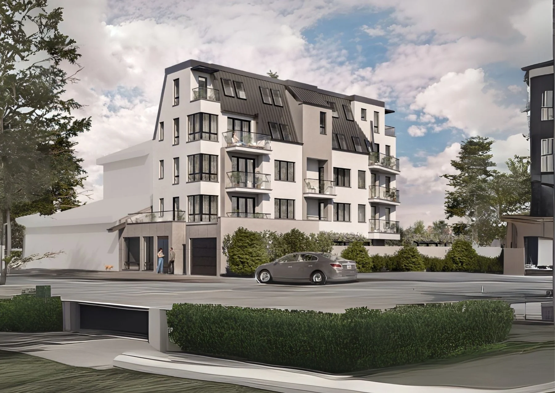 Архитектурен изглед към Malina Residence